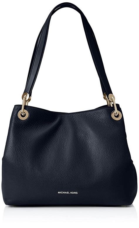 michael kors schultertasche raven large aus leder|Michael Kors Raven Large Pebbled Leather Shoulder .